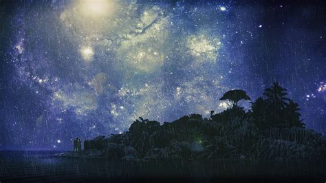 Starry Night Sky Desktop Wallpaper (74+ images)