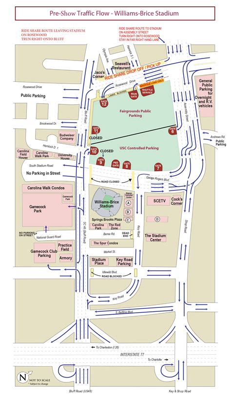 Colonial Life Arena Parking Map