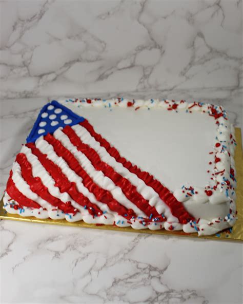 American Flag Sheet Cake - Duke Bakery | Local Bakery since 1951