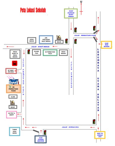 Laman Rasmi SK Permatang Pasir : Peta Lokasi Sekolah