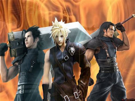 FF7 Angeal, Zack, Cloud and Sephiroth, Sephiroth, Cloud, Angeal, FF7, Zack, HD wallpaper | Peakpx