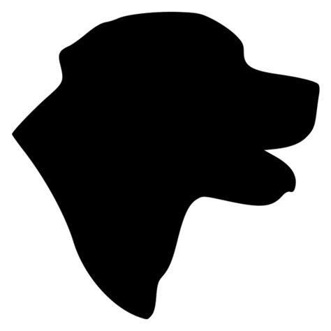 Labrador Retriever Head Vinyl Decal Sticker - Dog Profile Silhouette Black Yellow Chocolate ...