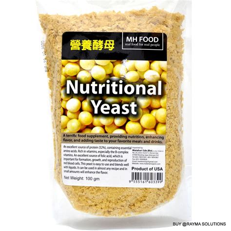 MH FOOD Nutritional Yeast, Gluten Free, 100g | Shopee Malaysia