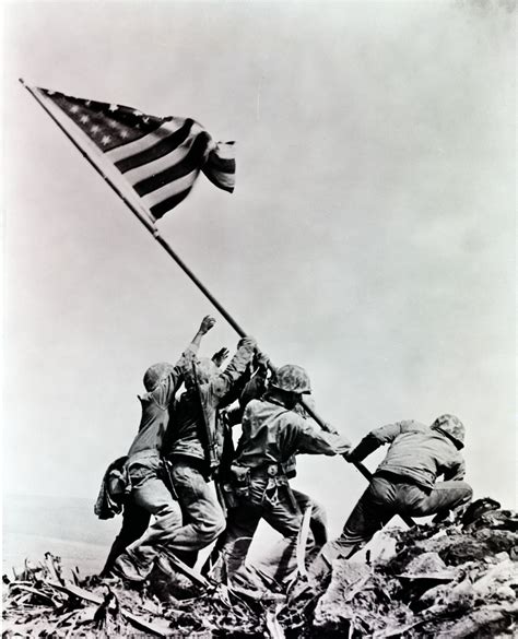 Flag Raising on Iwo Jima | The Allied Race to Victory | World War II ...