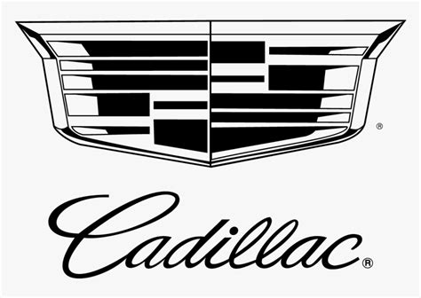 Cadillac Logo Vector Black Outline Transparent Free - Cadillac Logo Jpg ...