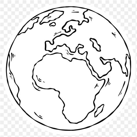 [View 44+] Earth Drawing Black And White Png