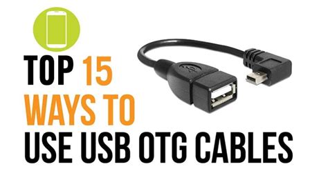 15 Uses Of OTG Cable That You Should Know