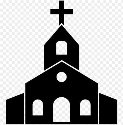 Free download | HD PNG catholic church icon church clipart black and ...