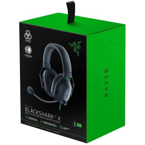 Razer Blackshark V2 X Gaming Headset - 7.1 Surround Sound (Black) | HardwareMarket