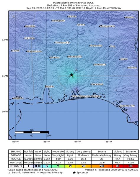 Rare 3.8 Earthquake Shakes Parts Of Florida, Alabama