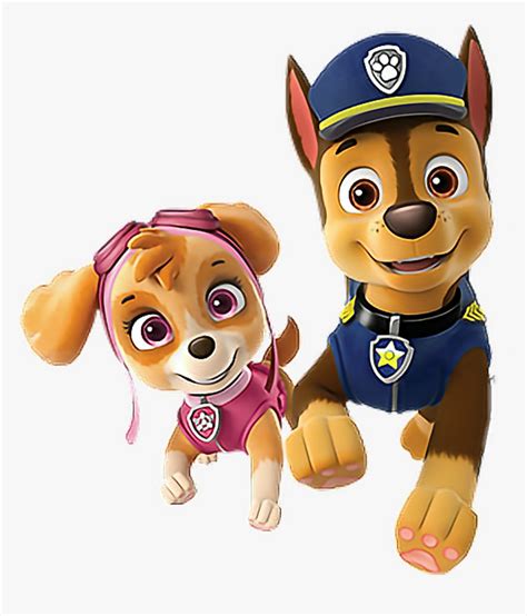 Paw Patrol Chase And Skye , Png Download - Paw Patrol Skye Y Chase, Transparent Png ...