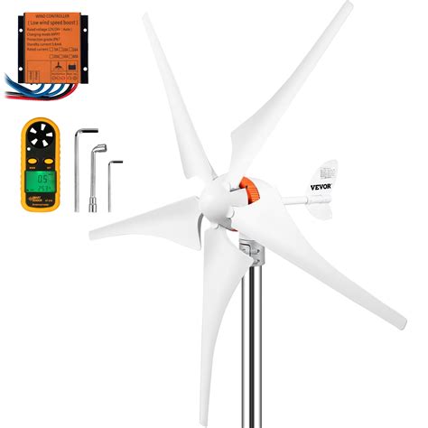 VEVOR Wind Turbine Generator, 12V/AC Wind Turbine Kit, 400W Wind Power ...