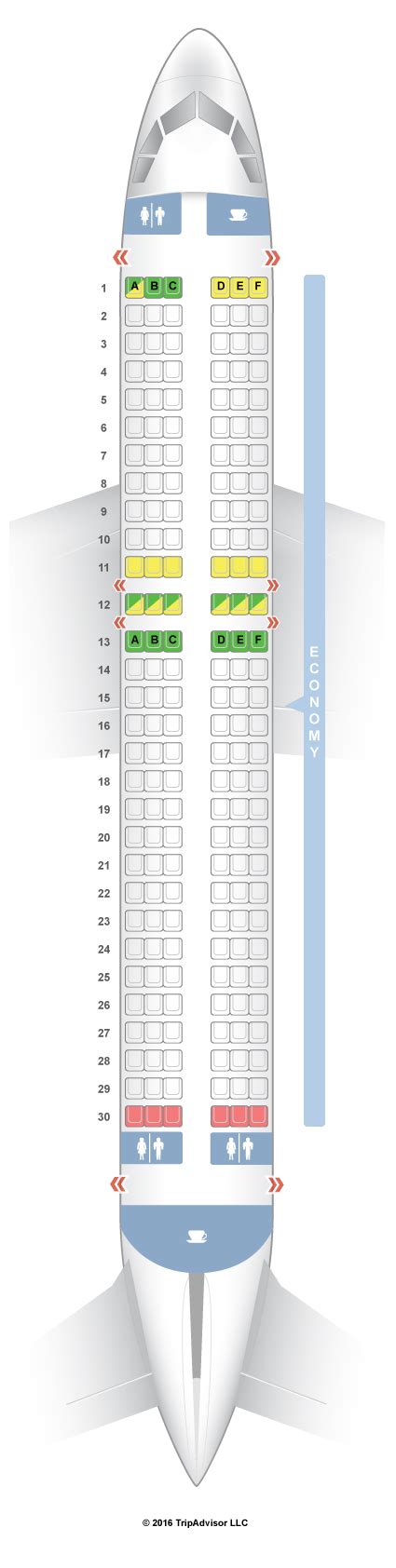 SeatGuru Seat Map Jetstar Airbus A320 (320)