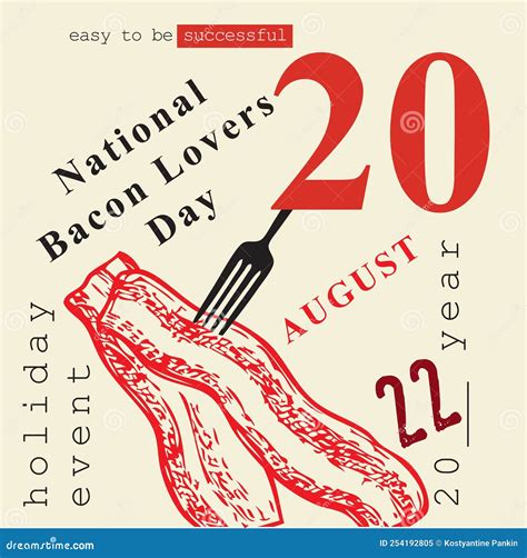 National Bacon Lovers Day 2024 - Venus Desirae