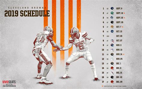 Browns Schedule Downloads | Cleveland Browns - clevelandbrowns.com