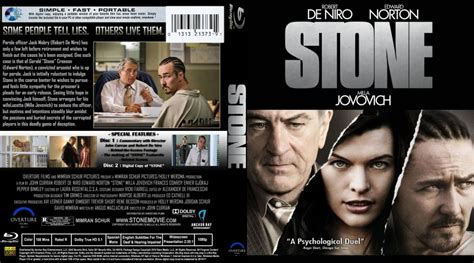 Stone - Movie Blu-Ray Custom Covers - Stone 2010 - English - Custom - Bluray f :: DVD Covers