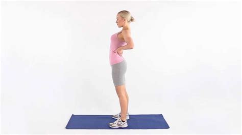 Standing lumbar extension - YouTube