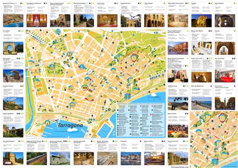 Tarragona Tourist Map