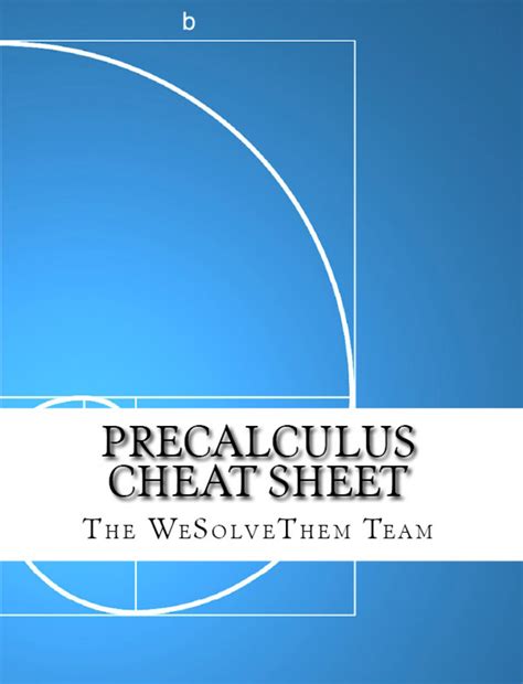 PreCalculus Cheat Sheet - Payhip