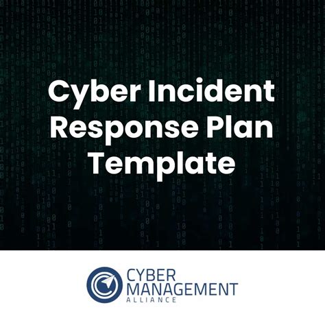 Cyber Incident Response Plan Template (100% Free) - InfoSec Careers Network