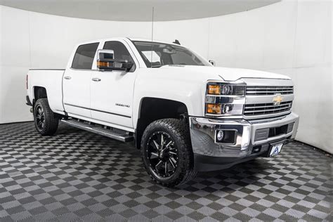 Used Lifted 2016 Chevrolet Silverado 3500 HD LTZ 4x4 Diesel Truck For ...