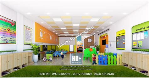 Thiết kế trường mầm non montessori Kinder Home