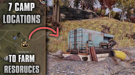 7 CAMP LOCATIONS With RESOURCE EXTRACTORS YOU NEED TO USE - Fallout 76 Resource Farming ...