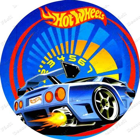 Hot Wheels Circle Toppers | Aniversário Hot Wheels, Festa in 2022 | Hot ...