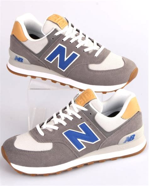 New Balance 574 Trainer Grey/Royal - 80s Casual Classics