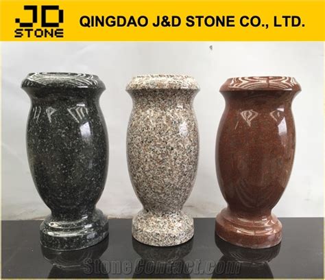 Granite Vase for Cemetery, Granite Monument Vases, Flower Holders Vase for Tombstone from China ...