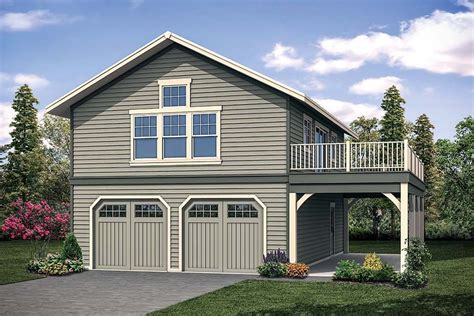 Plan 41315 | Traditional Style 2 Car Garage Apartment | Carriage house plans, Garage house plans ...