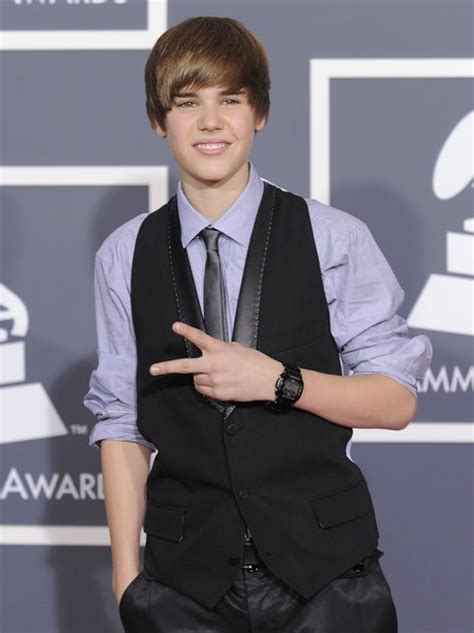 Justin Attends First Grammy Awards - Justin Bieber's Best Moments In ...