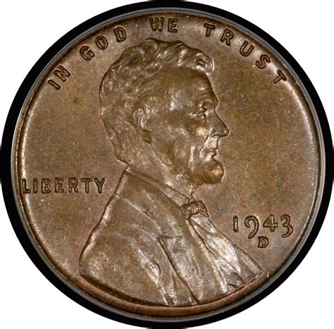 This one of a kind Lincoln cent, mistakenly struck in 1943 at the ...