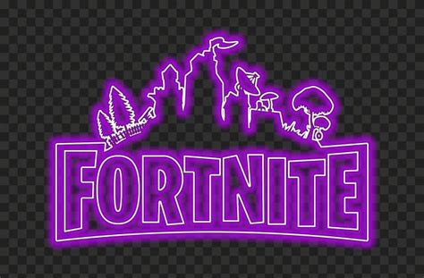 HD Fortnite Purple Neon Logo PNG | Neon logo, Neon, Fortnite