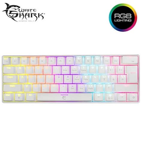 White Shark Mechanical Keyboard Shinobi White Gk-2022 Public ...