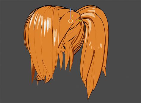 Blender Anime Hair Shader 3D model | CGTrader