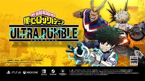 My Hero Academia: Ultra Rumble debut trailer