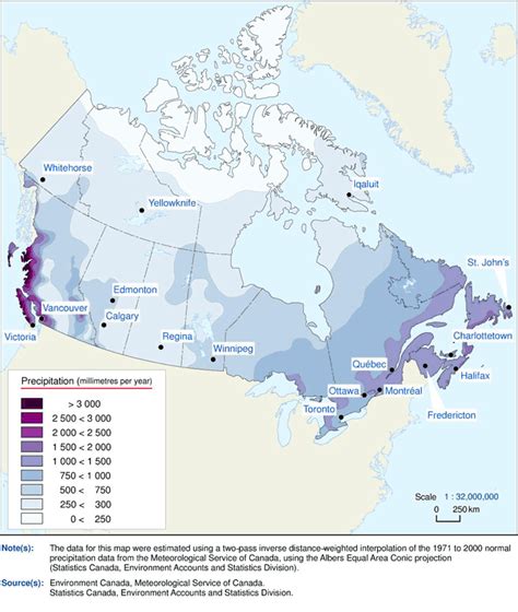 Canada Precipitation Map [677x801] : MapPorn