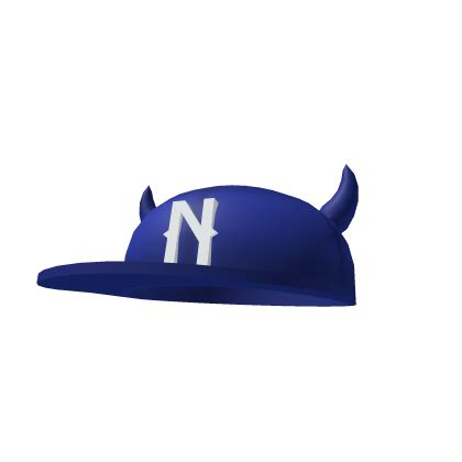 Fresh Dark Blue Fitted Cap With Horns - Roblox Cap Code, Fyre, Chini, Roblox Codes, Baddies ...