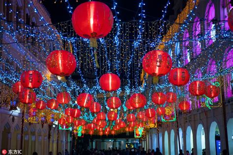 Beautiful lanterns celebrate the Lantern Festival in Macao on March 2 ...