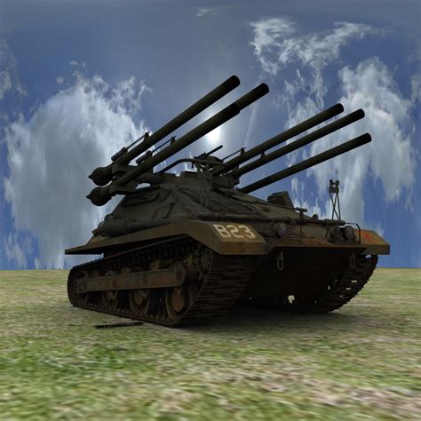 3d model m50 ontos tank