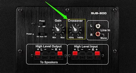 Subwoofer Crossover Settings (Guide)