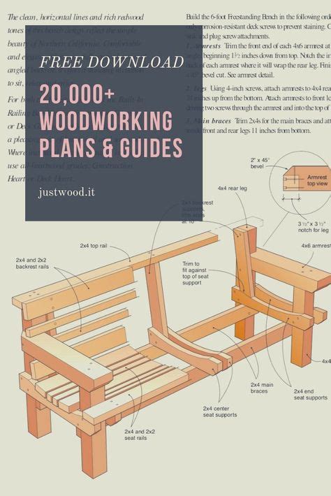 Access more than 2,000 FREE woodworking PDF plans, guides & books ...