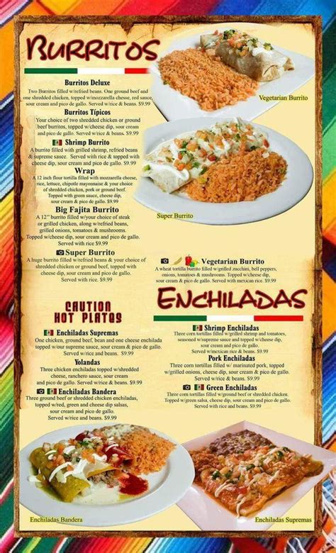 Monterrey Mexican Restaurant Menu - Shara Jenilee