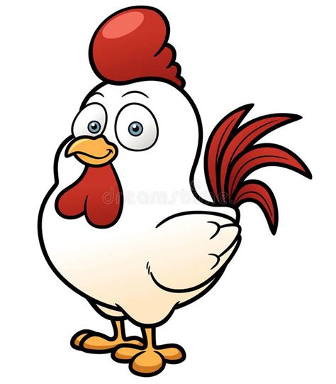 Cartoon chicken. Vector illustration of cartoon chicken , #sponsored, # ...