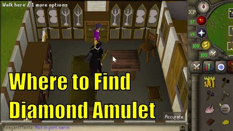 Where to Buy Diamond Amulet in OSRS - YouTube