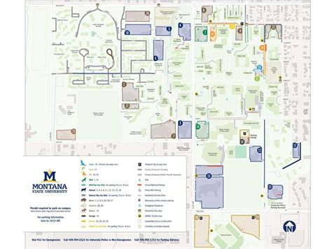 Msu Campus Map Parking Lot