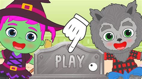 🐺 BABIES ALEX AND LILY 🔮 Dress up as Werewolf and Witch for Halloween 🎃 - YouTube