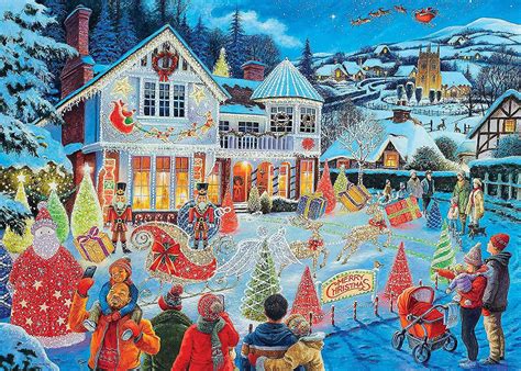 The Christmas House, 1000 Pieces, Ravensburger | Puzzle Warehouse