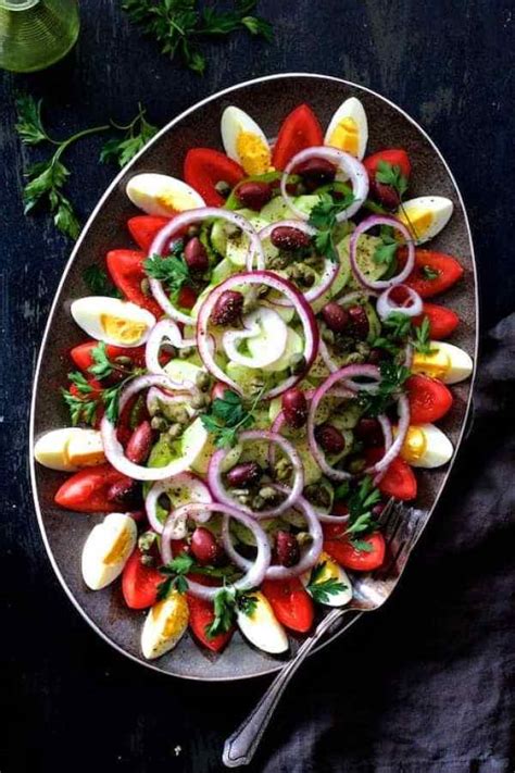 Tunisian Salad Platter {Assiette Tunisienne} - From A Chef's Kitchen